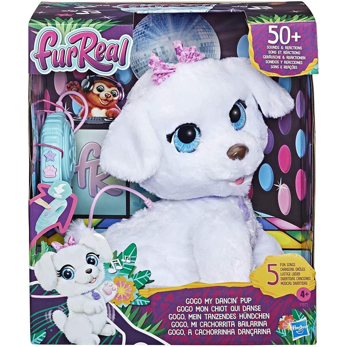 Hasbro furReal GoGo, Mein tanzendes Hündchen, 50+ Geräusche und Reaktionen