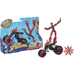 Hasbro Marvel Bend and Flex Flex Rider Spiderman