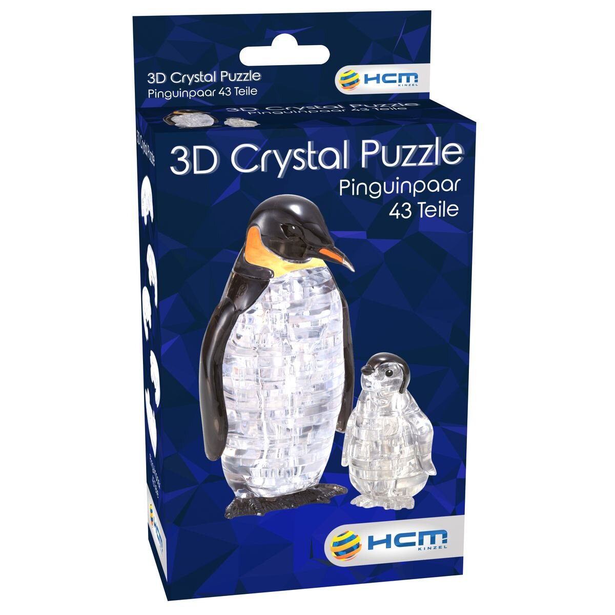 HCM Kinzel Crystal Puzzle - Pinguinpaar, 43 Teile