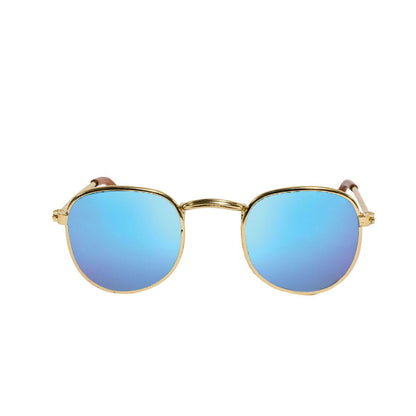 Heless Sonnenbrille, gold, blau verspiegelt