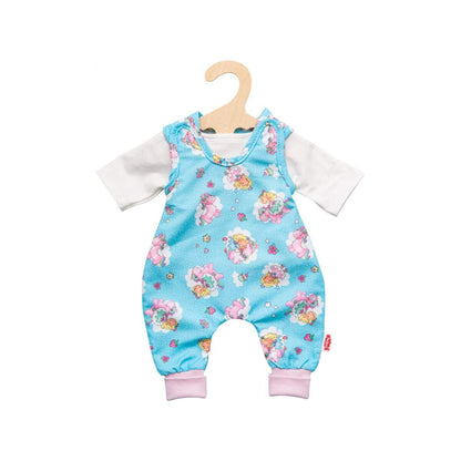 Heless Strampler mit T-Shirt, für Puppen, Einhorn Emil und Fee Emma, Größe 35 - 45 cm