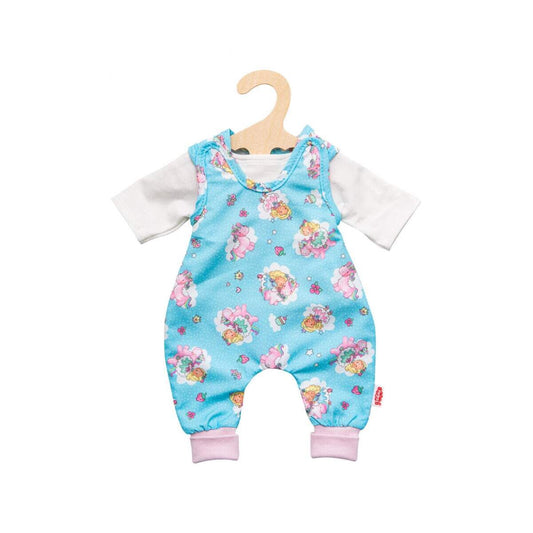 Heless Strampler mit T-Shirt, für Puppen, Einhorn Emil und Fee Emma, Größe 35 - 45 cm