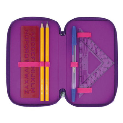 Herlitz Schüleretui TriCase 31 tlg. Dip Dye Pink/Purple