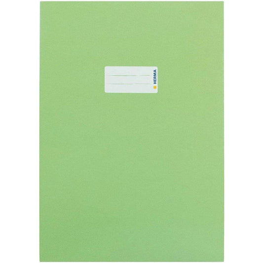 HERMA 1 Heftschoner Karton A4 grasgrün mit Beschriftungsfeld