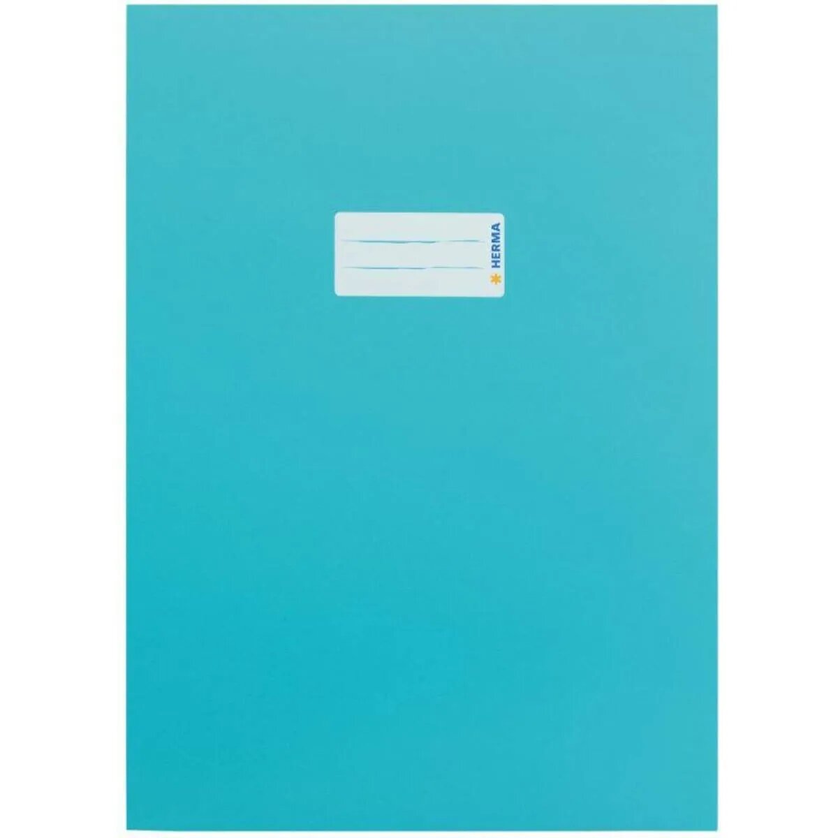 HERMA 1 Heftschoner Karton A4 türkis mit Beschriftungsfeld
