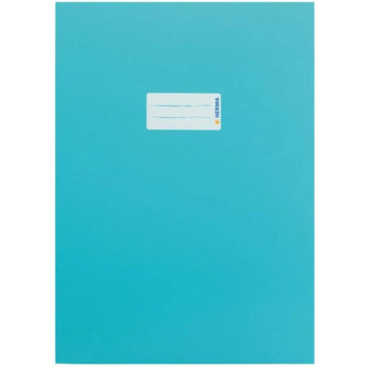 HERMA 1 Heftschoner Karton A4 türkis mit Beschriftungsfeld