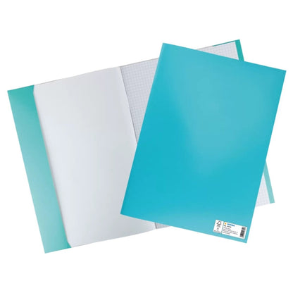 HERMA 1 Heftschoner Karton A4 türkis mit Beschriftungsfeld