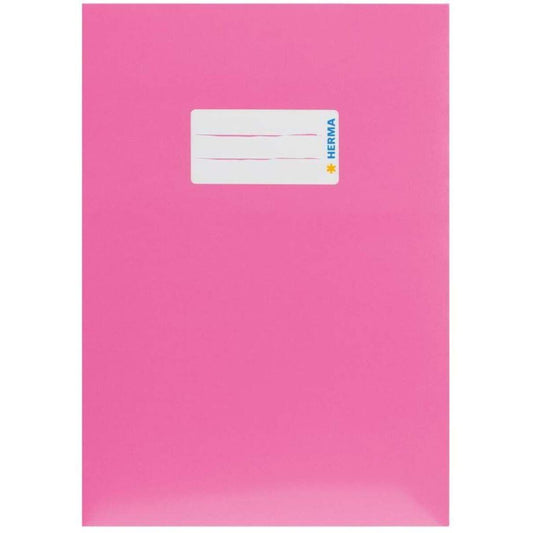 HERMA 1 Heftschoner Karton A5 pink mit Beschriftungsfeld