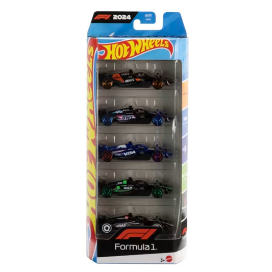 Hot Wheels 5Er-Pack Race Team, Set Aus 5 Formel 1 Die-Cast-Spielzeugautos Im Maßstab 1:64