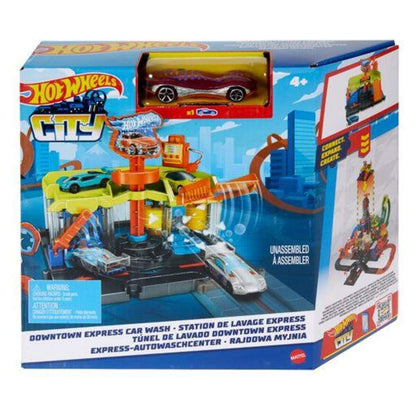 Hot Wheels City Downtown Sortiment, 1 Packung / Set, 4-fach sortiert