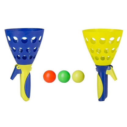 Idena Fangballspiel, 2 Fangkörbe und 3 Bälle