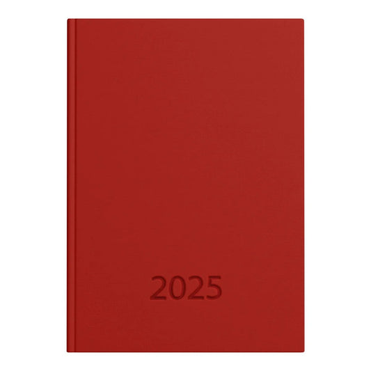 Idena Taschenkalender 2025 – A7, FSC® Mix, rot