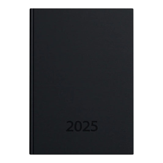 Idena Taschenkalender 2025 – A7, FSC® Mix, schwarz