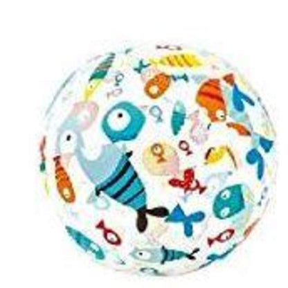 Intex Wasserball Lively Print 51 cm, 1 Stück, 3-fach sortiert