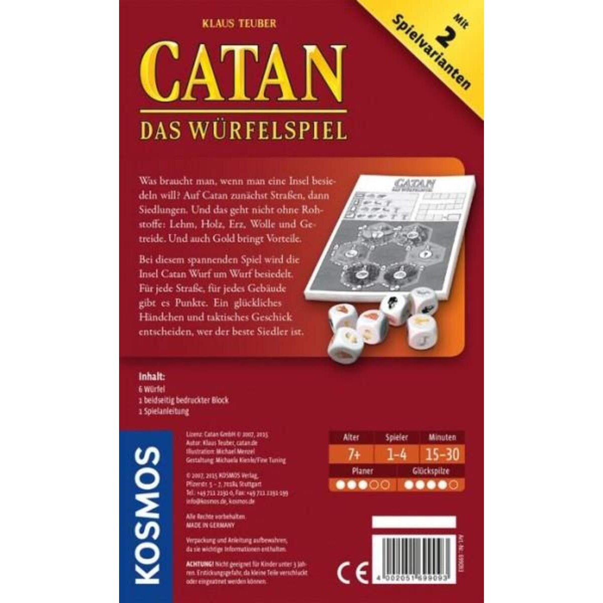 KOSMOS CATAN Das Würfelspiel