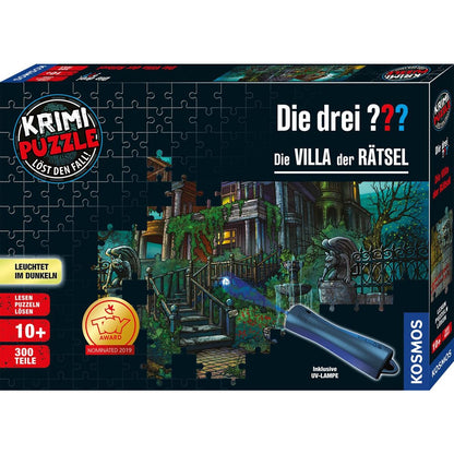 KOSMOS Die drei??? Krimi Puzzle: Die Villa der Rätsel, 300 Teile