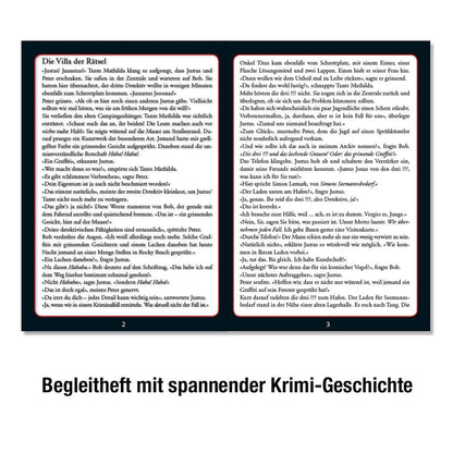KOSMOS Die drei??? Krimi Puzzle: Die Villa der Rätsel, 300 Teile