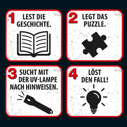 KOSMOS Die drei??? Krimi Puzzle: Die Villa der Rätsel, 300 Teile