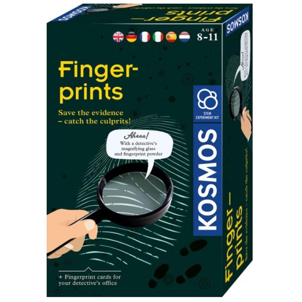 KOSMOS Finger-Abdrücke / Finger-Prints International (mehrsprachig)