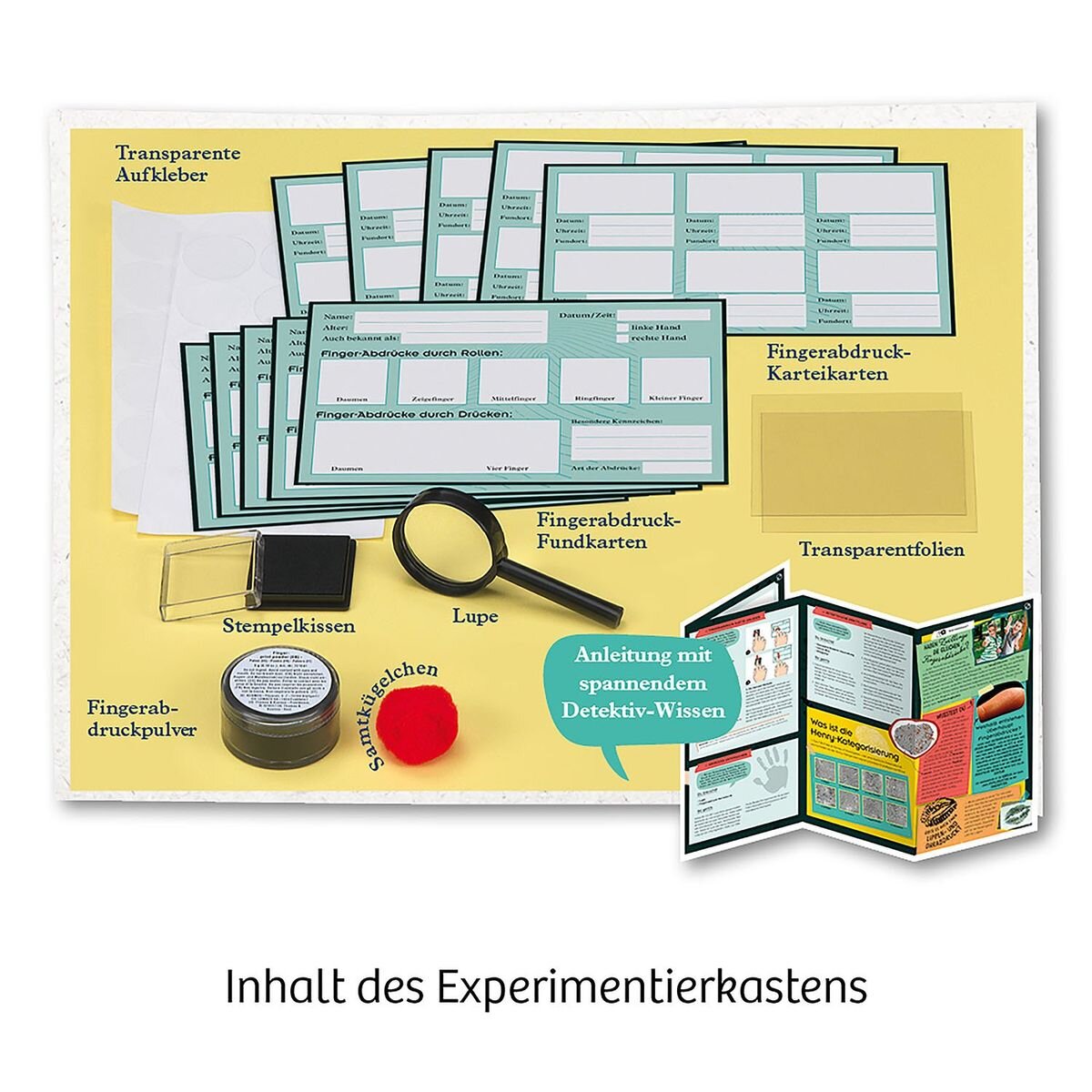 KOSMOS Finger-Abdrücke / Finger-Prints International (mehrsprachig)