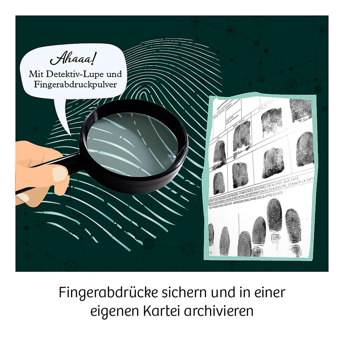 KOSMOS Finger-Abdrücke / Finger-Prints International (mehrsprachig)