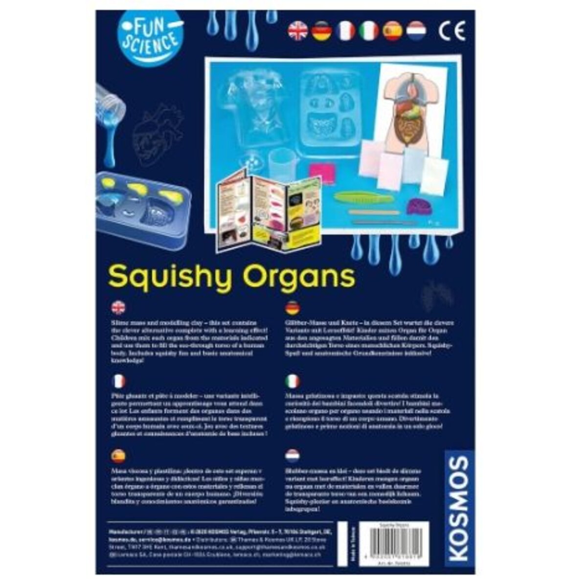 KOSMOS Fun Science Glibber-Organe / Squishy Organs International (mehrsprachig)