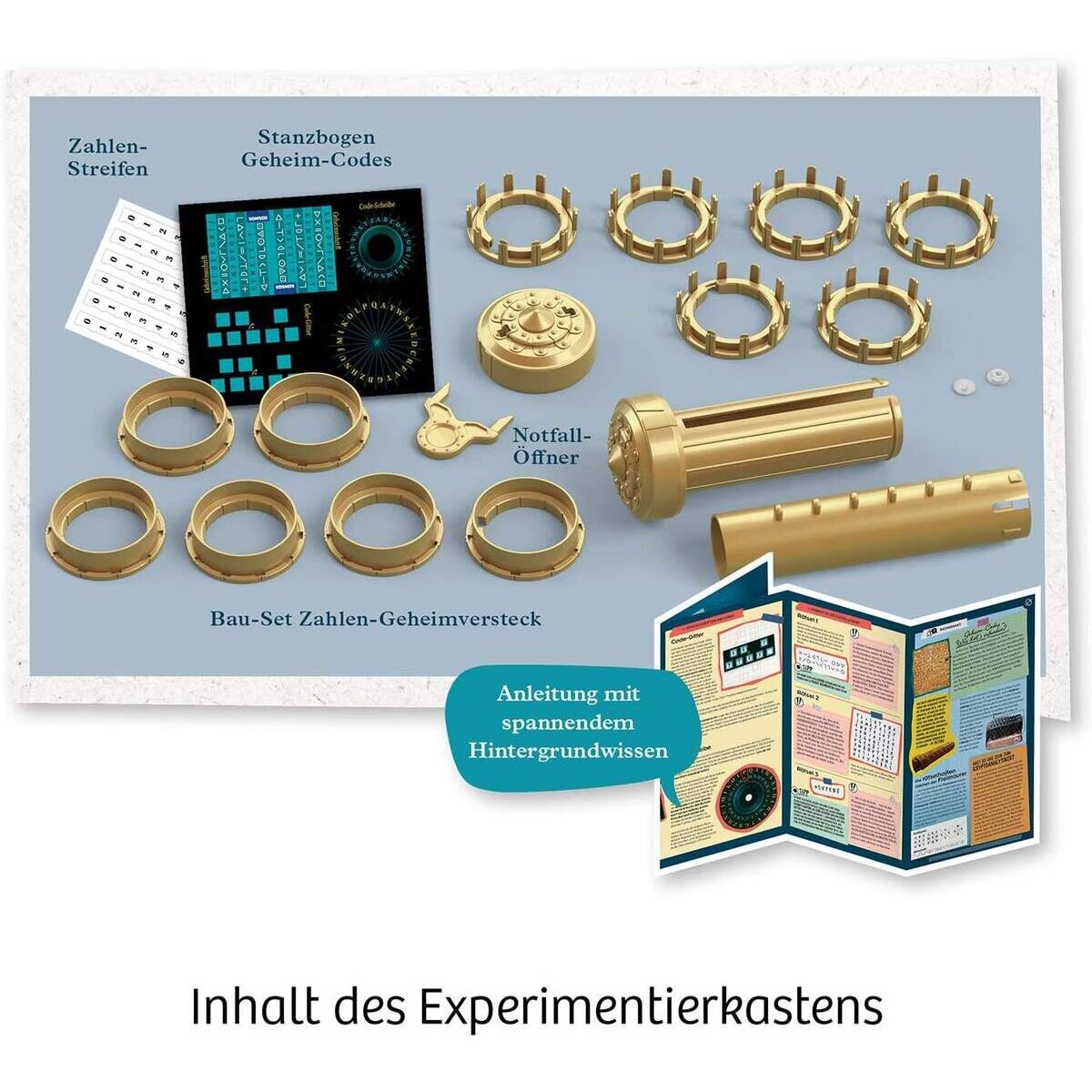 KOSMOS Geheim-Codes, Baue ein eigenes Zahlen-Geheimversteck