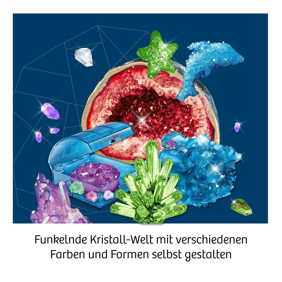 KOSMOS Kristalle züchten / Crystal Growing International (mehrsprachig)