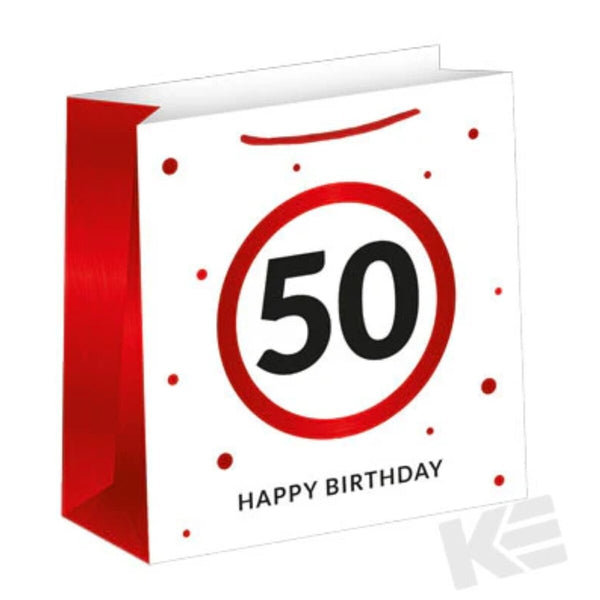 Kurt Eulzer Geschenktragetasche 50 Jahre Happy Birthday