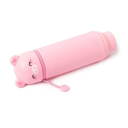 Legami 2-in-1-Federmäppchen aus Silikon - Kawaii Piggy