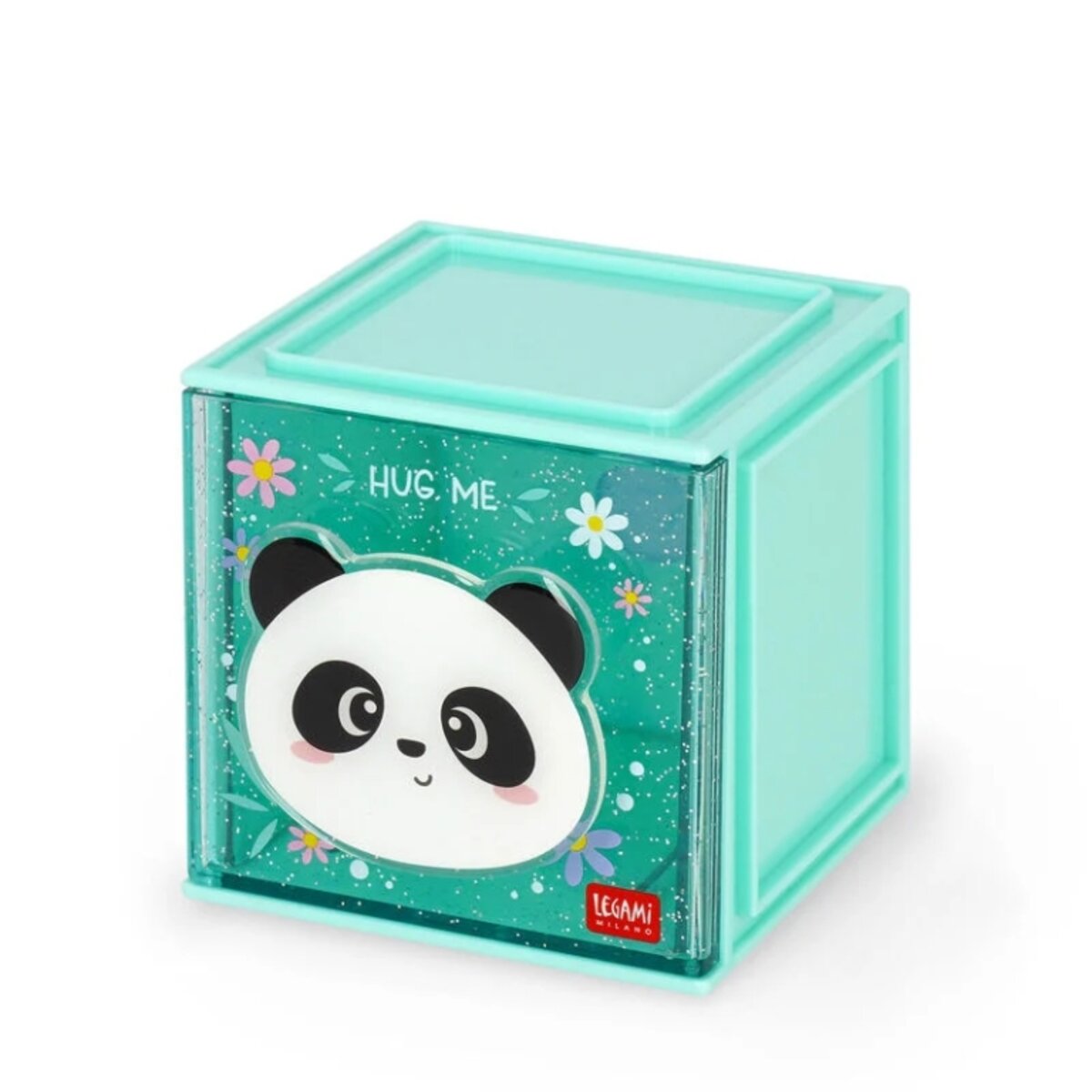 Legami Erweiterbare Schreibtischbox - Cutie Cube Panda