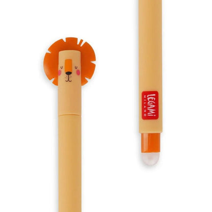 Legami Löschbarer Gelstift Erasable Pen Löwe orange Tinte