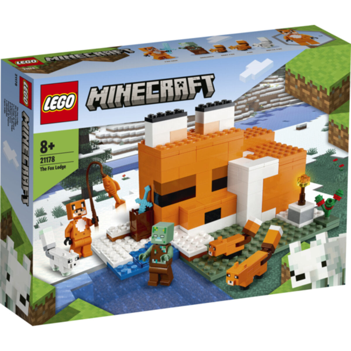 LEGO® Minecraft™ 21178 Die Fuchs-Lodge