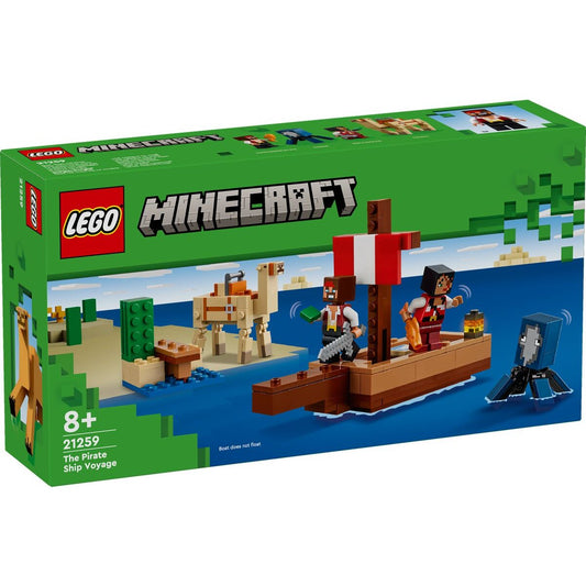 LEGO® Minecraft™ 21259 Die Piratenschiffreise