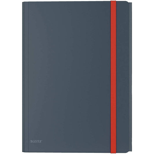 Leitz Cosy Eckspannermappe PP mit Tasche samtgrau  235 x 8 x 320 mm