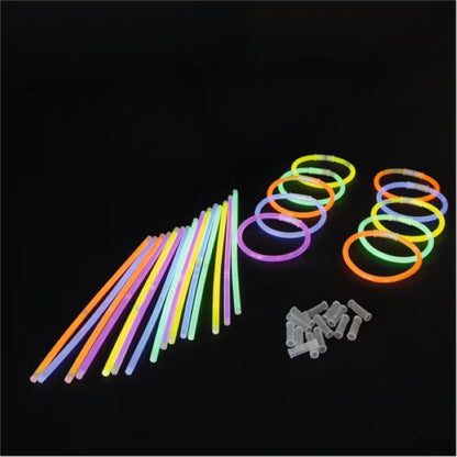 Leuchtarmbänder 25 Stück inkl. Verbinder