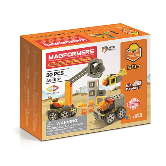 Magformers Baufahrzeuge, 50 Teile