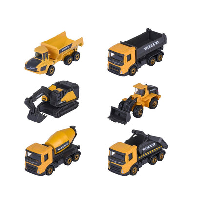 Majorette Volvo Construction Premium, 6-sort.