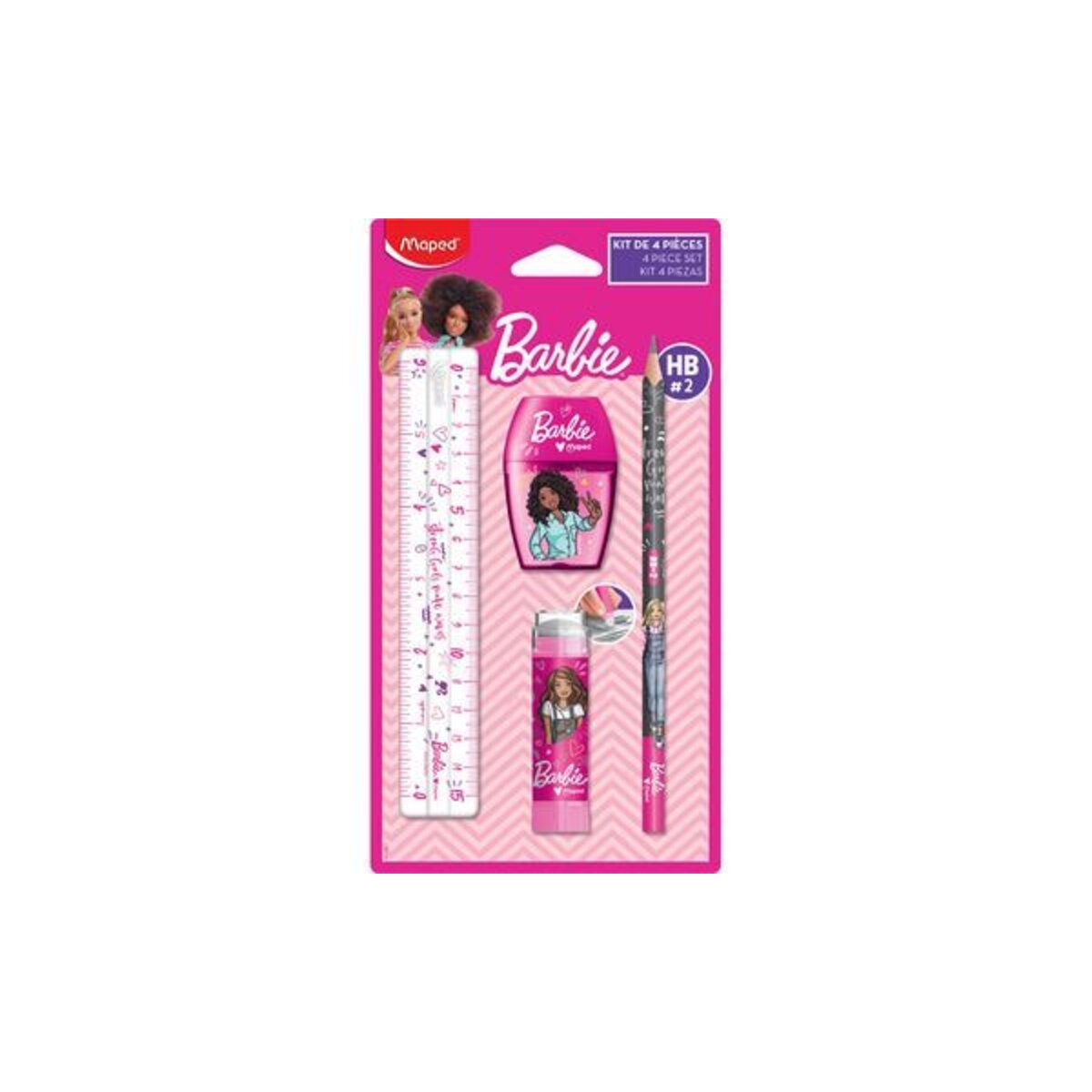 Maped Schreib-Set BARBIE 4 Teile