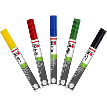 Marabu Acrylmalstift matt, wetterfest 5 Stück