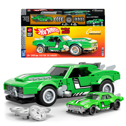 Mattel Brick Shop Hot Wheels Custom ’68 Camaro Bauset (289 Teile)
