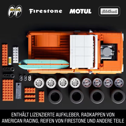 Mattel Brick Shop Hot Wheels Custom ’62 Chevy Pickup Bauset (858 Teile)