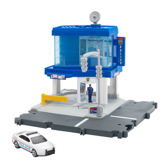 Mattel Matchbox Action Drivers Police Patrol Station