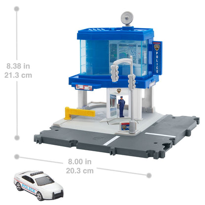 Mattel Matchbox Action Drivers Police Patrol Station