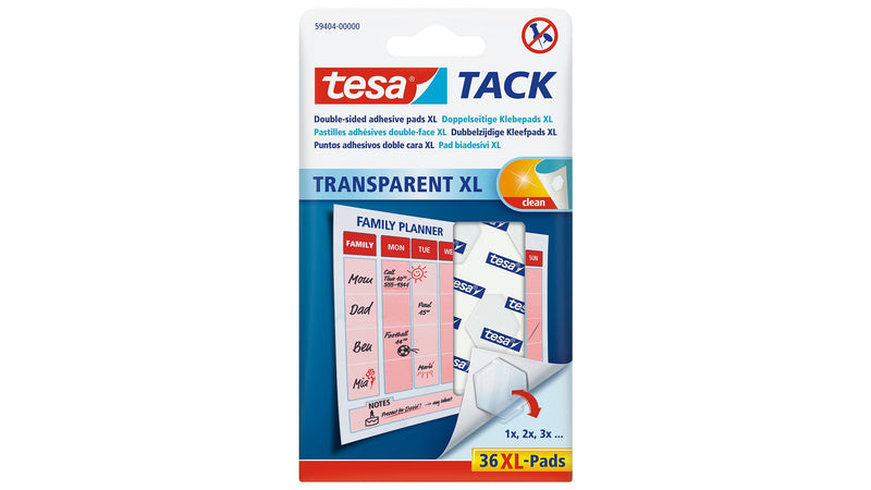 tesa Klebepads TACK DS XL 36 Stück