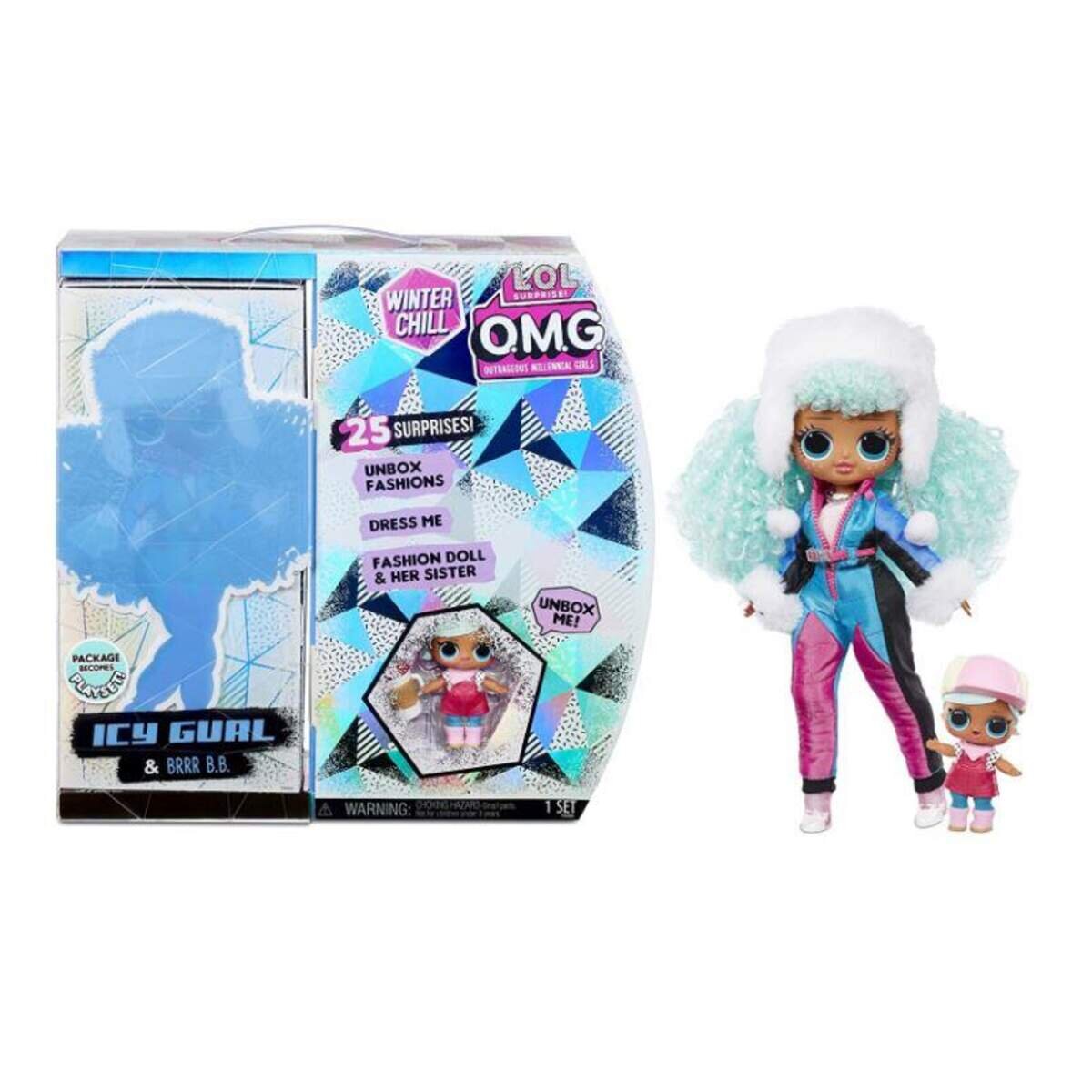 MGA Entertainment L.O.L. Surprise OMG Winter Chill Icy Gurl and Brrr B.B.