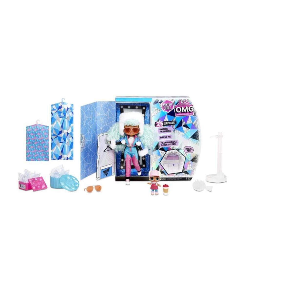 MGA Entertainment L.O.L. Surprise OMG Winter Chill Icy Gurl and Brrr B.B.