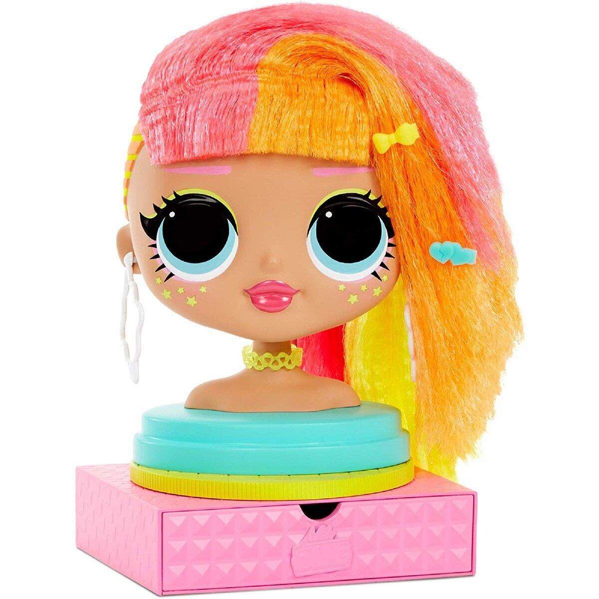 MGA Entertainment L.O.L. Surprise! O.M.G. Styling Head Neonlicious