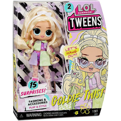 MGA Entertainment L.O.L. Surprise Tweens - Goldie Twist, 15 cm