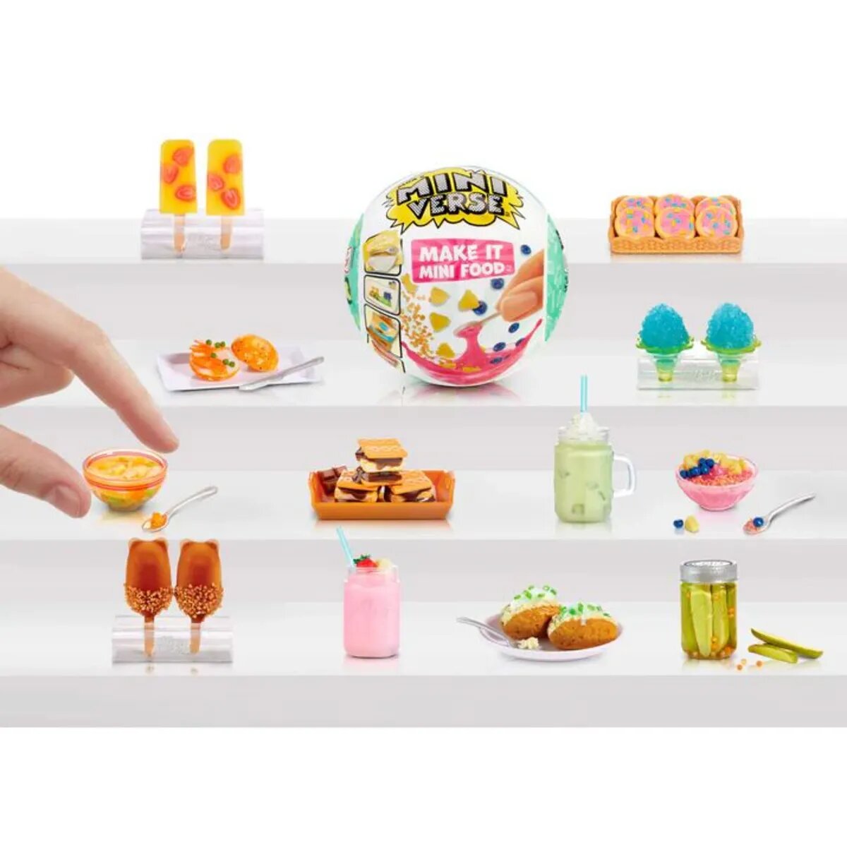MGA Entertainment Miniverse- Make It Mini Foods: Cafe in PDQ Series 3A, sortiert